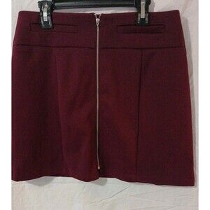 Candies Rich Purple Front Zip Lined Mini Skirt Womens Sm NEW VERY CUTE